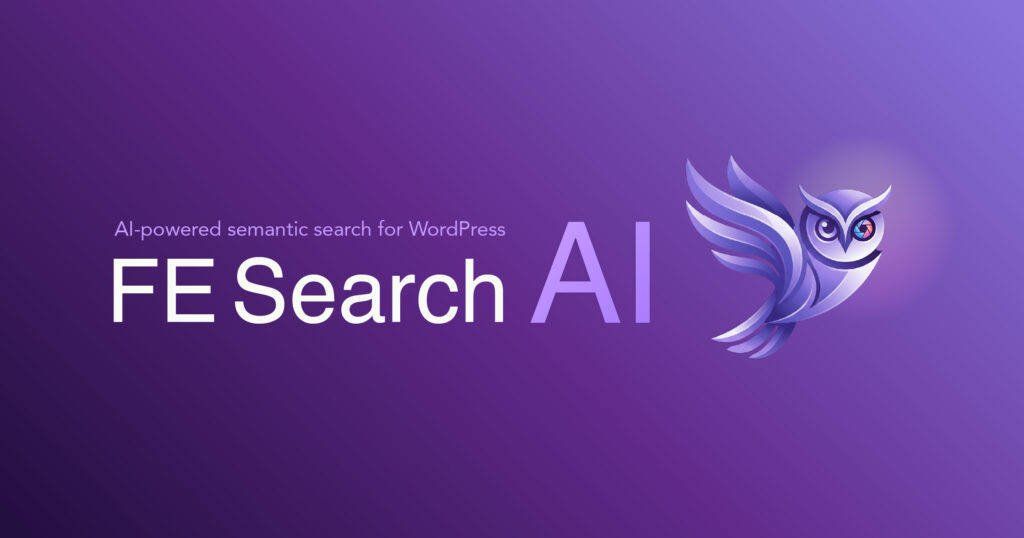 FE Search AI - AI-powered semantic search for WordPress